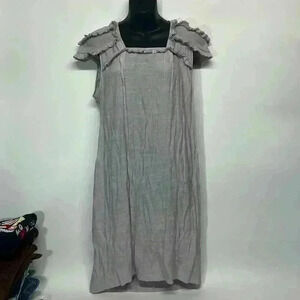 Malene Birger light lavender, short sleeve dress with pockets, size small